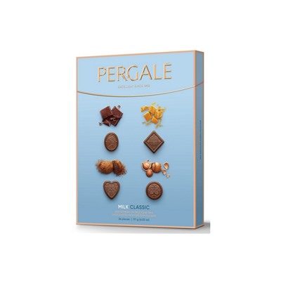 Набор конфет Pergale Коллекция молочного шоколада 171гр