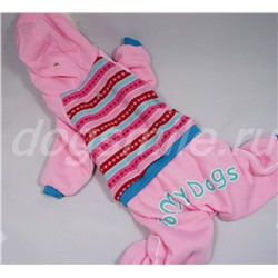 Розовый костюм для девочек "Knit"