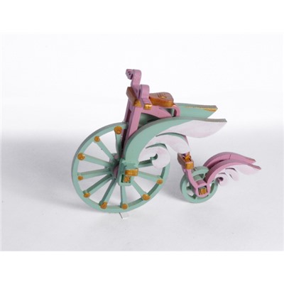 Елочная игрушка - Ретро велосипед 3015  Angel