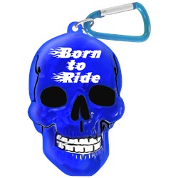 Брелок для ключей в виде черепа "Born To Ride"