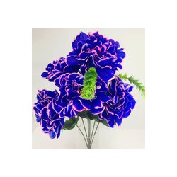 Букет искусственных цветов пион фиолетовый 30 см 5 бутонов к38