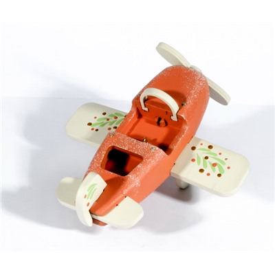 Елочная игрушка - Самолет Моноплан 410-3