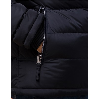 Сине-черная куртка стильного дизайна модель 15181
