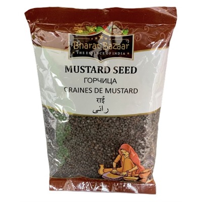 Горчица чёрная семена Mustard Seed Bharat Bazaar 100 гр.