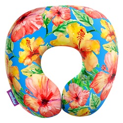 Подушка под шею «Тропические цветы»