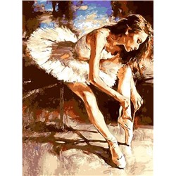 Алмазная мозаика картина стразами Балерина, 40х50 см