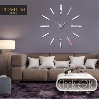 Настенные 3D часы Future Premium