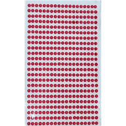 066-7996  Стразы самоклеющиеся "Красные круги",504 шт.