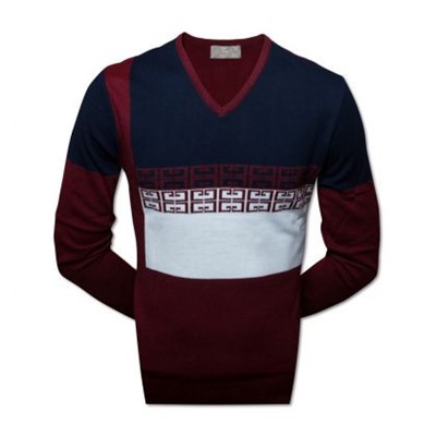 Пуловер с орнаментом (1372)