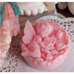 Розовая Цветочная фея - мыло ручной работы арт. milotto003111