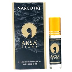 NARCOTIQ Concentrated Perfume Oil, Aksa Esans (НАРКОТИК турецкие роликовые масляные духи, Акса Эсанс), 6 мл.