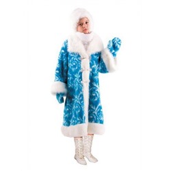 Карнавальный костюм Снегурочка (мех)