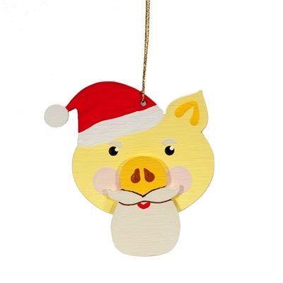 Символ 2019 года - Свин подвеска малая - Christmas Pig 270-1