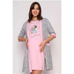 Комплект женский из халата и платья 000004266