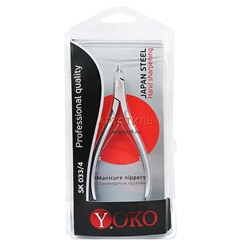 Кусачки для кутикулы YOKO Y SK 033-4 4 мм (японская сталь)