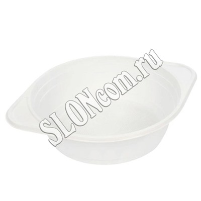 Тарелки суповые одноразовые 6 штук, белые, EuroHouse 13495
