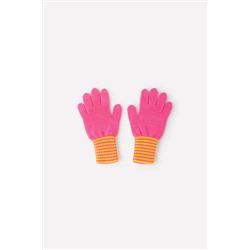 Перчатки для девочки Crockid КВ 10005 насыщенный коралл, желтый
