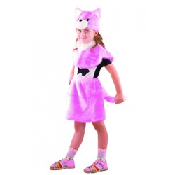 Карнавальный костюм Кошка розовая