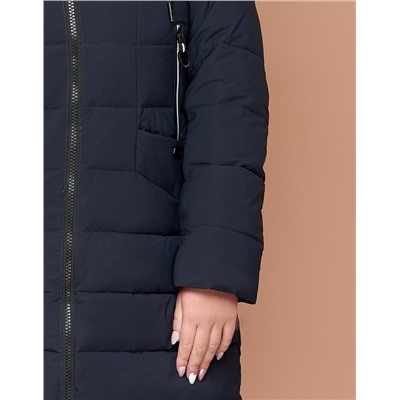 Высококачественная темно-синяя женская куртка большого размера Braggart "Youth" модель 25275