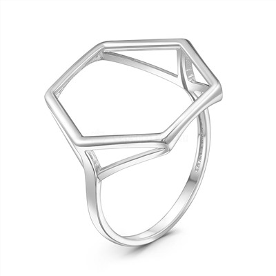 Кольцо из серебра родированное 04-401-0052