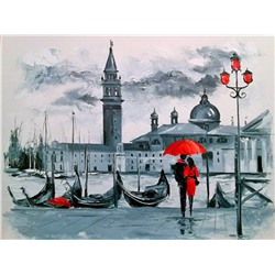 Алмазная мозаика картина стразами Венеция, 40х50 см