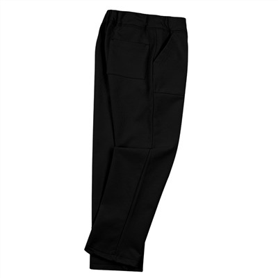 Черные брюки из футера 2-3