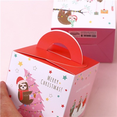 Подарочная коробка «Ленивцы» красная