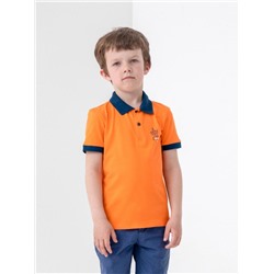 Рубашка-поло для мальчика Сherubino CSKB 63109-29-318 Оранжевый