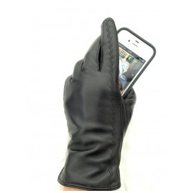 Кожаные перчатки для сенсорных экранов