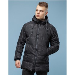 Дизайнерская черная куртка качественного пошива модель 6240