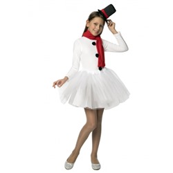 Карнавальный костюм Снеговик девочка (подростковый)
