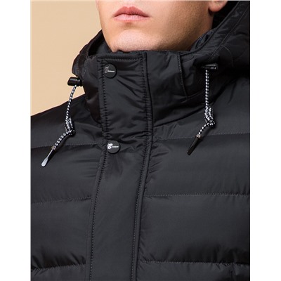 Черная практичная мужская куртка модель 48633