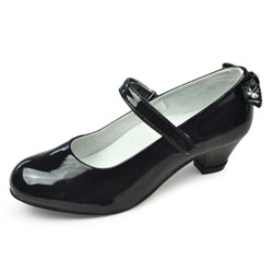 Туфли  для девочек KING BOOTS KB015 черный лак (1)