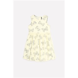 Платье для девочки Crockid К 5658 бледно-лимонный, бабочки