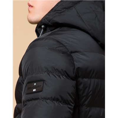 Черная практичная мужская куртка модель 48633