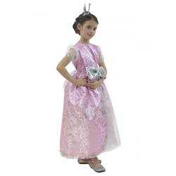 Карнавальный костюм Принцесса Люкс (розовая)