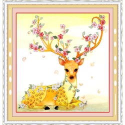 048-1590 Набор Вышивка лентами "Love deer"