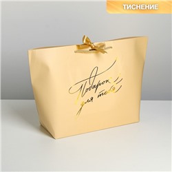 Пакет подарочный «Подарок для тебя», 30 х 27.5 х 12 см