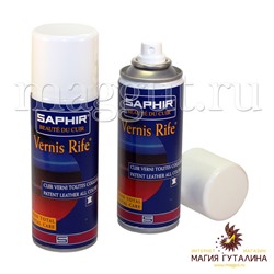 Аэрозоль-полироль для лаковых кож Vernis Rife SAPHIR 150 мл.