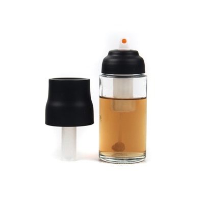Бутылка-спрей 180мл для распыления масла, уксуса, стекло, пластик, SP-633