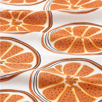 TORVFLY ТОРВФЛЮ, Полотенце кухонное, с рисунком/оранжевый, 45x60 см