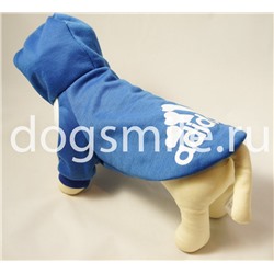 Синий пуловер "Adidog"