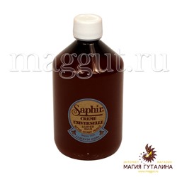 Очиститель-бальзам для всех видов гладких кож Creme Universelle SAPHIR, большой пластиковый флакон, 500 мл.