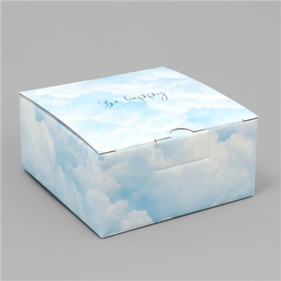 Коробка складная «Счастье», 15 х 15 х 7 см