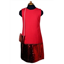 Платье Wecan 19257 Красный
