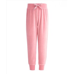 Велюровые розовые брюки