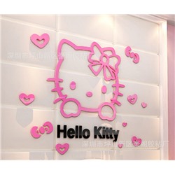 Наклейка 3D Hello Kitty 100*71.8см