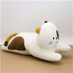 Мягкая игрушка подушка "Кот Батон", white, 60 см