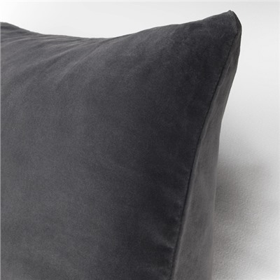 SANELA САНЕЛА, Чехол на подушку, темно-серый, 50x50 см