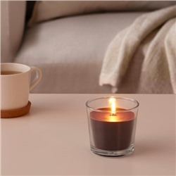 SINNLIG СИНЛИГ, Ароматическая свеча в стакане, Перец/черный, 9 см